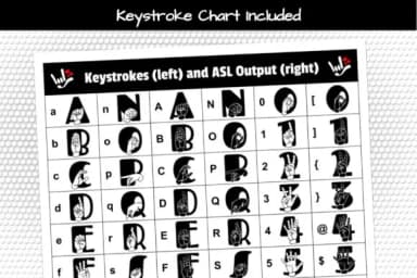 Able Lingo ASL 3 by Able Lingo — Dingbats Font — thumbnail 3