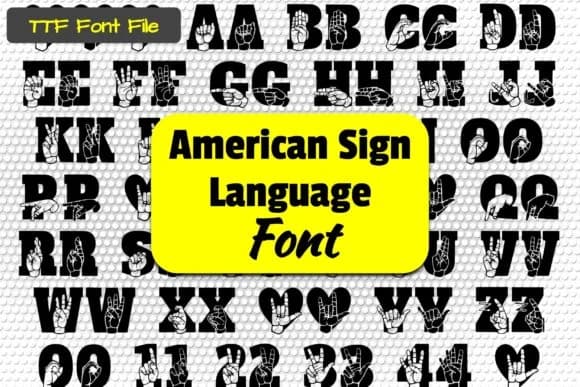 Able Lingo ASL 4 by Able Lingo — Dingbats Font