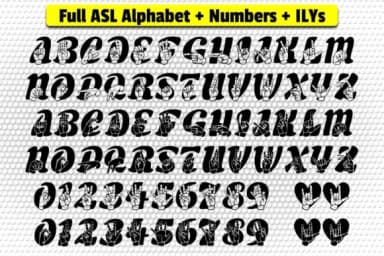 Able Lingo ASL 5 by Able Lingo — Dingbats Font — thumbnail 2