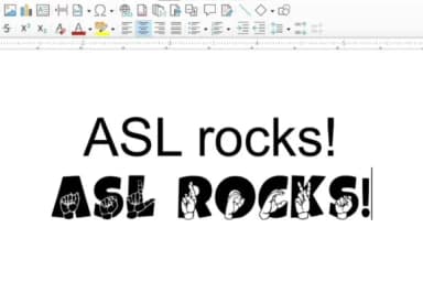 Able Lingo ASL by Able Lingo — Dingbats Font — thumbnail 8
