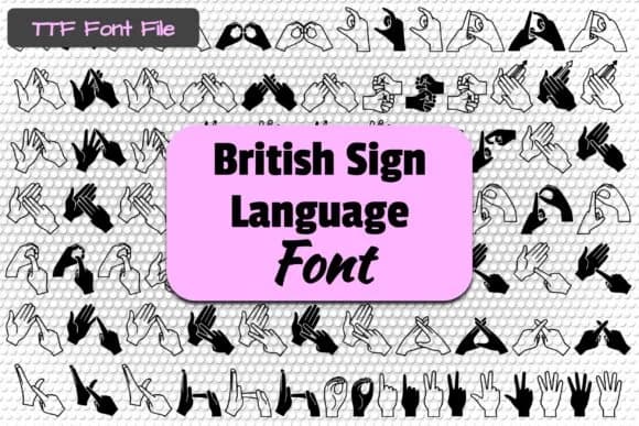 Able Lingo BSL 1 by Able Lingo — Dingbats Font