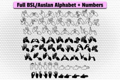 Able Lingo BSL 1 by Able Lingo — Dingbats Font — thumbnail 2