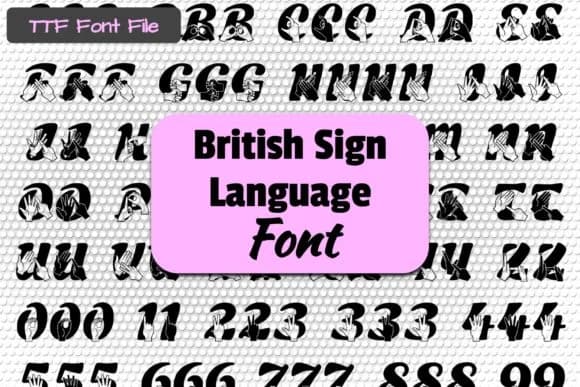 Able Lingo BSL 3 by Able Lingo — Dingbats Font