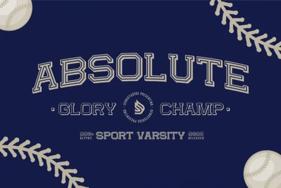 Absolute Glory Champ by Denustudios — Slab Serif Font