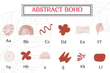 Abstract Boho by PraewDesigns — Dingbats Font — thumbnail 2