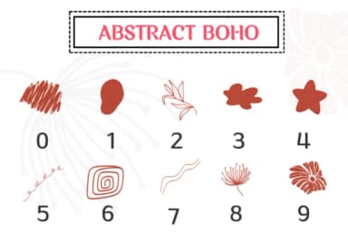 Abstract Boho by PraewDesigns — Dingbats Font — thumbnail 4