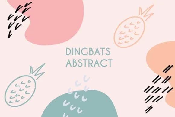 Abstract Dingbats by goodigital — Dingbats Font