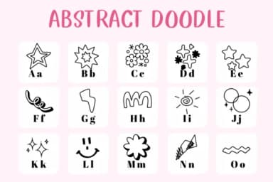 Abstract Doodle by CHANOK — Dingbats Font — thumbnail 2