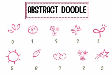 Abstract Doodle by PraewDesigns — Dingbats Font — thumbnail 4