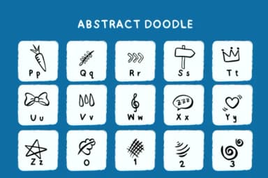 Abstract Doodle by Bee piyanuch — Dingbats Font — thumbnail 3
