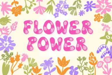 Abstract Flower by Pui Art — Dingbats Font — thumbnail 7