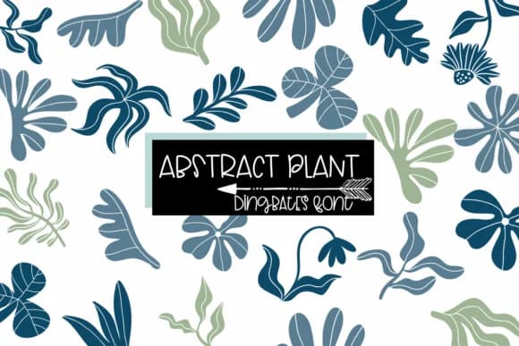 Abstract Plants by Sirinart — Dingbats Font