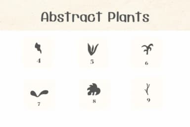 Abstract Plants by Ketsarin — Dingbats Font — thumbnail 4
