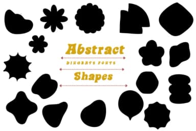 Abstract Shapes by Suphitchaya — Dingbats Font — thumbnail 1