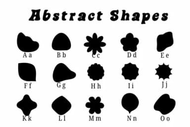 Abstract Shapes by Suphitchaya — Dingbats Font — thumbnail 2