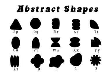 Abstract Shapes by Suphitchaya — Dingbats Font — thumbnail 3