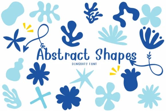 Abstract Shapes by CHANOK — Dingbats Font