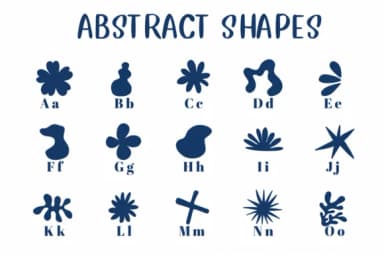 Abstract Shapes by CHANOK — Dingbats Font — thumbnail 2