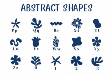 Abstract Shapes by CHANOK — Dingbats Font — thumbnail 3