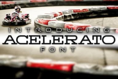Acelerato by vladimirnikolic — Slab Serif Font — thumbnail 1