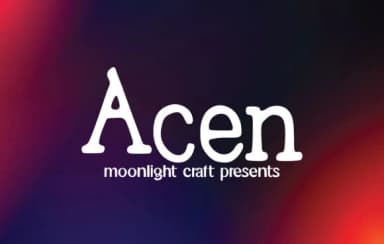 Acen by moonlight craft — Slab Serif Font — thumbnail 1