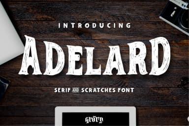 Adelard by Garisman Studio — Slab Serif Font — thumbnail 1