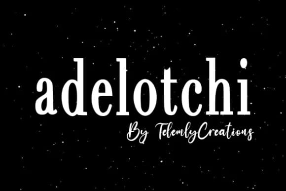 Adelotchi by TelemlyCreations — Slab Serif Font