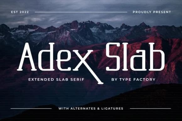 Adex Slab by TypeFactory — Slab Serif Font