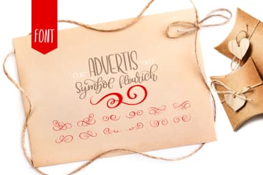 Advertis by Happy Letters — Dingbats Font — thumbnail 1