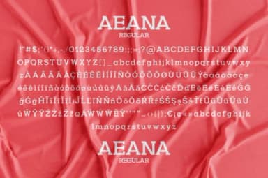 Aeana by Minimalistartstudio — Slab Serif Font — thumbnail 5