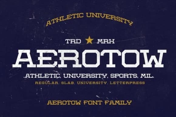 Aerotow by Leonard Posavec — Slab Serif Font