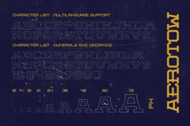 Aerotow by Leonard Posavec — Slab Serif Font — thumbnail 5