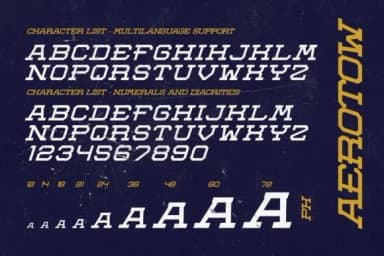 Aerotow by Leonard Posavec — Slab Serif Font — thumbnail 6