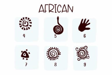 African by Sirinart — Dingbats Font — thumbnail 4