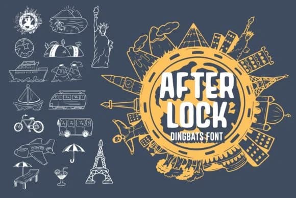 After Lock by Dito (7NTypes) — Dingbats Font