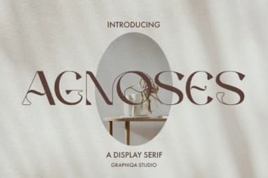 Agnoses by graphiqa — Slab Serif Font — thumbnail 1
