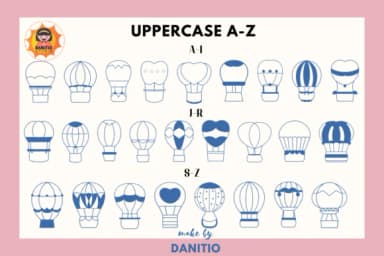 Air Balloon by danita.kukkai — Dingbats Font — thumbnail 2