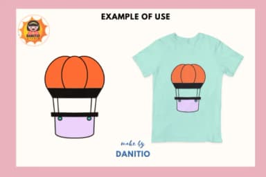 Air Balloon by danita.kukkai — Dingbats Font — thumbnail 5