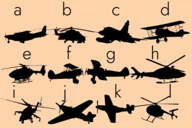 Aircrafts Silhouettes by Minimalistartstudio — Dingbats Font — thumbnail 4