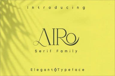 Airo by Trotoart Design — Slab Serif Font — thumbnail 1