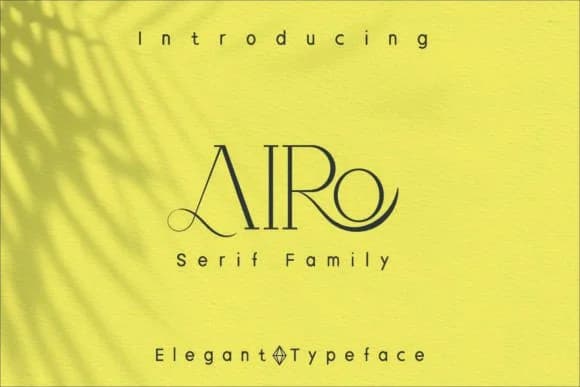 Airo by Trotoart Design — Slab Serif Font
