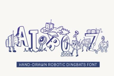 Airoz by Dito (7NTypes) — Dingbats Font — thumbnail 1