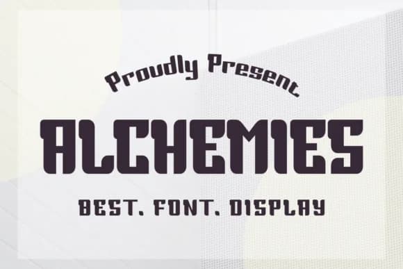 Alchemies by maikofarazhatta — Slab Serif Font