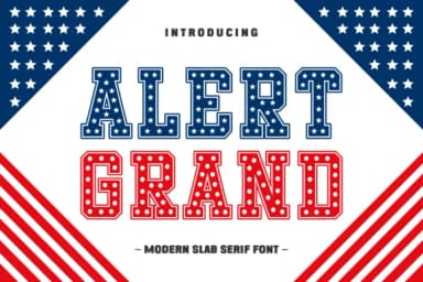 Alert Grand by Andal (7NTypes) — Slab Serif Font — thumbnail 1