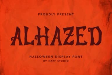Alhazed by Hatf Type — Slab Serif Font — thumbnail 1