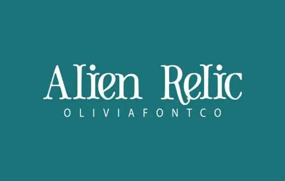 Alien Relic by OliviaFontCo — Slab Serif Font