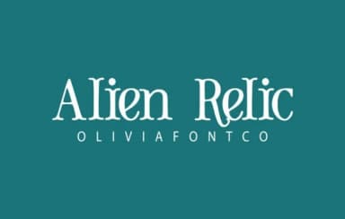 Alien Relic by OliviaFontCo — Slab Serif Font — thumbnail 1