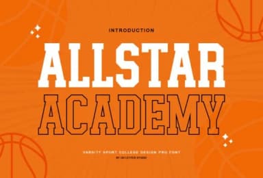 Allstar Academy by Marty Letter Studio — Slab Serif Font — thumbnail 1