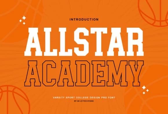 Allstar Academy by Marty Letter Studio — Slab Serif Font