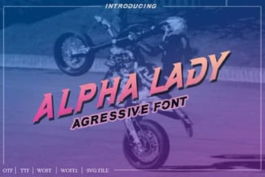 Alpha Lady by iyhulmonsta — Slab Serif Font — thumbnail 2
